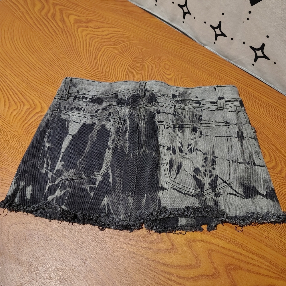 Vintage Tripp NYC Denim Cut-Off Mini Skirt - Picture 2 of 5